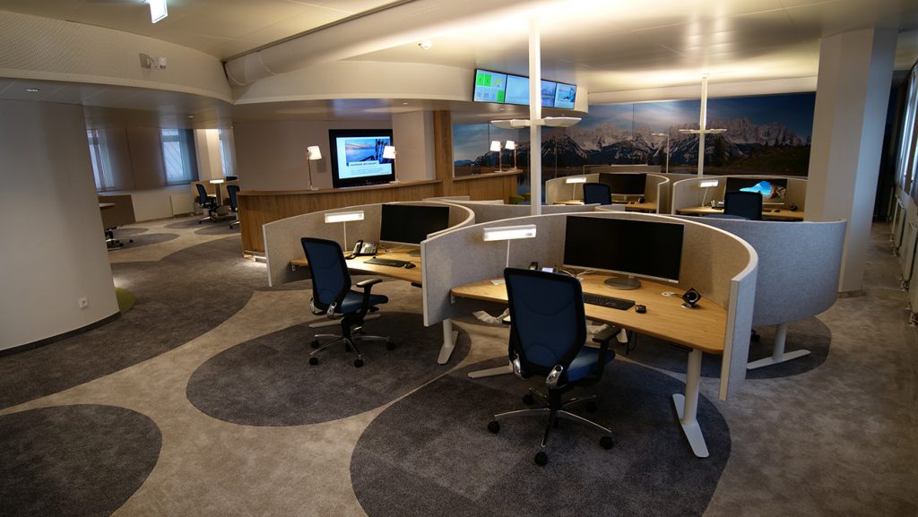 Infoscreens in Bank