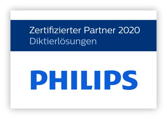 Philips Zertifizierter Partner 2020 Diktierlösungen I AVsoltions
